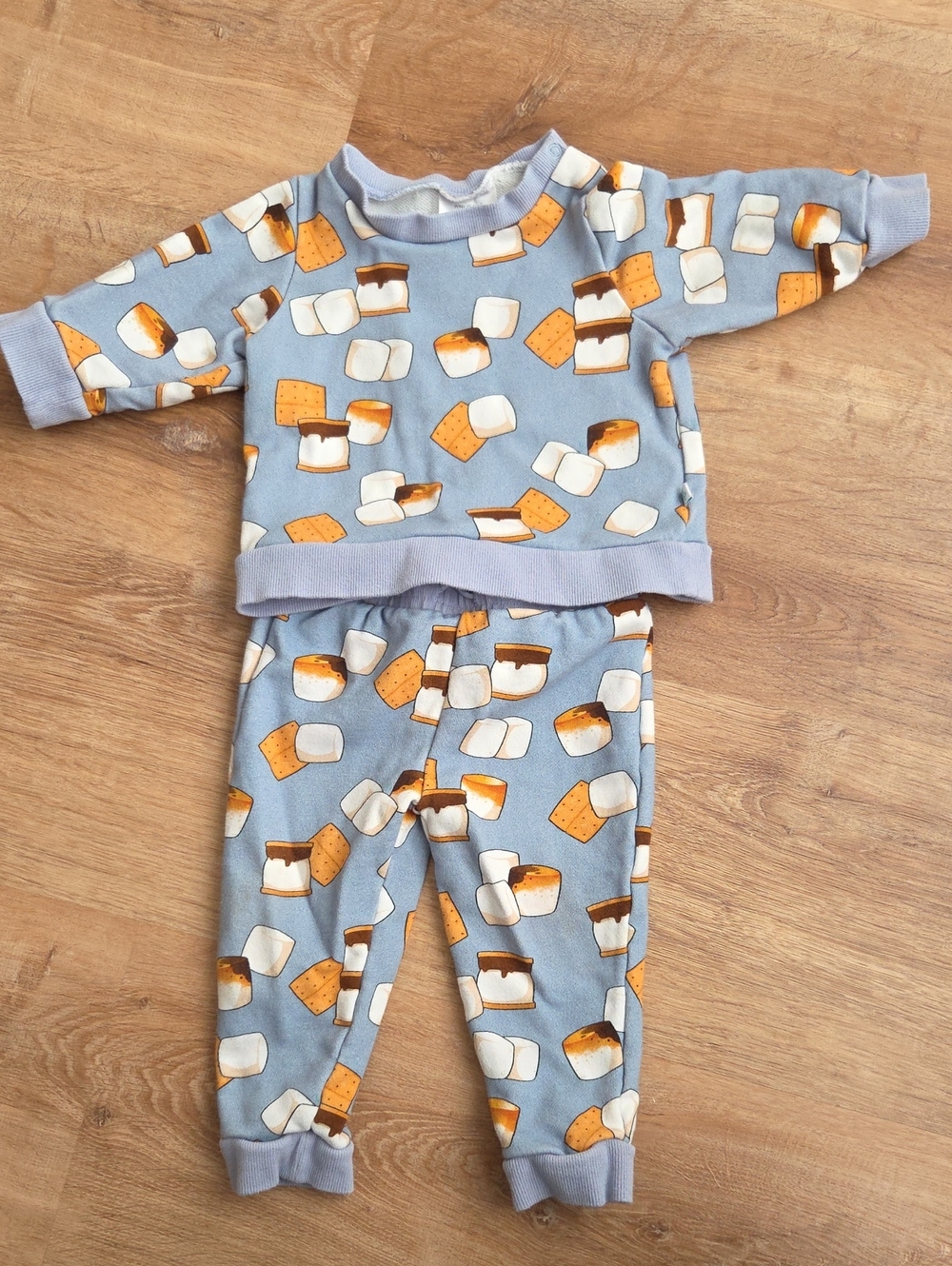 Posh Peanut Sweatsuit Set, 12-18 Months, Smores Design